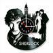 Настінний вініловий годинник Шерлок, діаметр 30см Vinyl-Clock-M-Sherlock-3 фото 1