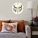 Wall Vinyl Record Clock Cow Skull Head 12" UF-Clock-Cow Skull Head-1 photo 2