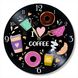 Wall Vinyl Record Clock Coffee 12" UF-Clock-Coffee-2 photo 1