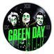 Wall Vinyl Record Clock Green Day 12" UF-Clock-Green Day-1 photo 1