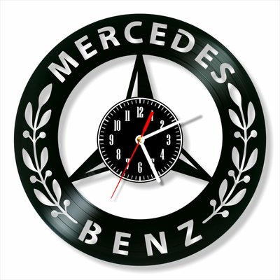 Wall Vinyl Record Clock Mercedes 12" Vinyl-Clock-Mercedes-2 photo