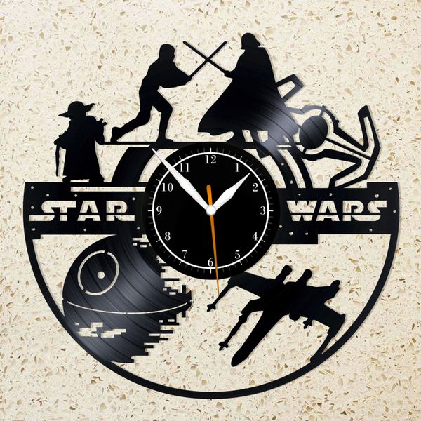 Wall Vinyl Record Clock Star Wars 12" Vinyl-Clock-Star Wars-4 photo