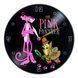 Настінний вініловий годинник Рожева пантера, діаметр 30см UF-Clock-C-The Pink Panther-2 фото 1