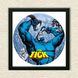 Vinyl Record Decor in a Wooden Frame The Tick 14" UF-Frame-The Tick-2 photo 3