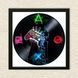 Vinyl Record Decor in a Wooden Frame PlayStation 14" 266-4-1 photo 3