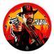 Настінний вініловий годинник Red Dead Redemption, діаметр 30см UF-Clock-Red Dead Redemption-2 фото 1