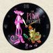 Настінний вініловий годинник Рожева пантера, діаметр 30см UF-Clock-C-The Pink Panther-2 фото 3