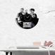 Wall Vinyl Record Clock Spies in Disguise 12" Vinyl-Clock-C-Spies in Disguise-1 photo 3