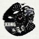 Настінний вініловий годинник Конг, діаметр 30см Vinyl-Clock-M-Kong-1 фото 1