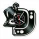 Wall Vinyl Record Clock DJ 12" Vinyl-Clock-DJ-2 photo 1