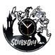 Настінний вініловий годинник Скубі-Ду, діаметр 30см Vinyl-Clock-C-Scooby Doo-3 фото 1