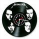 Настінний вініловий годинник Metallica, діаметр 30см Vinyl-Clock-Metallica-5 фото