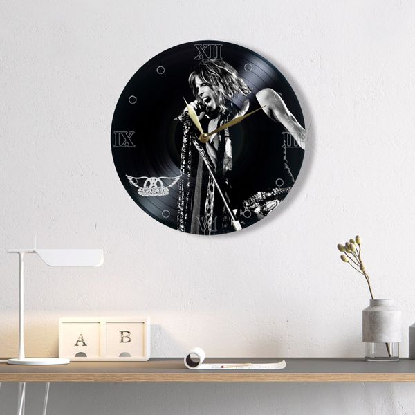 Wall Vinyl Record Clock Aerosmith 12" UF-Clock-Aerosmith-2 photo