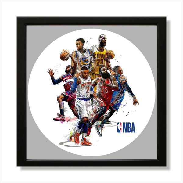 Vinyl Record Decor in a Wooden Frame Basketball 14" UF-Frame-Basketball-2 photo