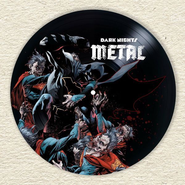 Vinyl Record Decor Dark Nights Metal 12" 284-3-1 photo