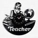 Wall Vinyl Record Clock Teacher 12" 111-1-1 photo 1