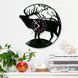 Wall Vinyl Record Clock Deer 12" 76-1-1 photo 2