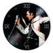 Настінний вініловий годинник Елвіс Преслі, діаметр 30см UF-Clock-Elvis Presley-2 фото 1