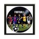 Vinyl Record Decor in a Wooden Frame Football 14" 202-4-1 photo 1