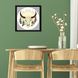 Vinyl Record Decor in a Wooden Frame Cow Skull Head 14" UF-Frame-Cow Skull Head-1 photo 3