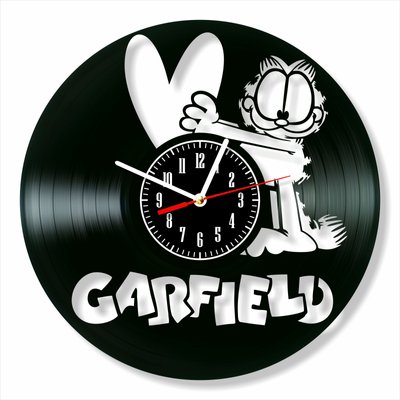 Wall Vinyl Record Clock Garfield 12" Vinyl-Clock-Garfield-3 photo