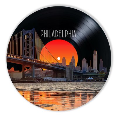 Vinyl Record Decor Philadelphia 12" UF-Decor-Philadelphia-1 photo