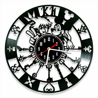 Wall Vinyl Record Clock Kingdom Hearts 12" Vinyl-Clock-Kingdom Hearts-7 photo