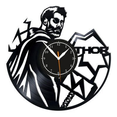 Wall Vinyl Record Clock Thor 12" Vinyl-Clock-Thor-1 photo