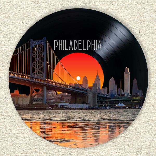 Vinyl Record Decor Philadelphia 12" UF-Decor-Philadelphia-1 photo