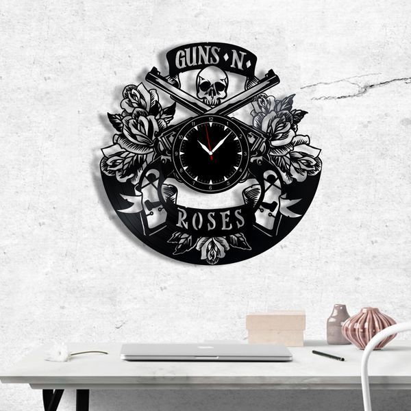 Wall Vinyl Record Clock Guns N' Roses 12" Vinyl-Clock-Guns N' Roses-1 photo