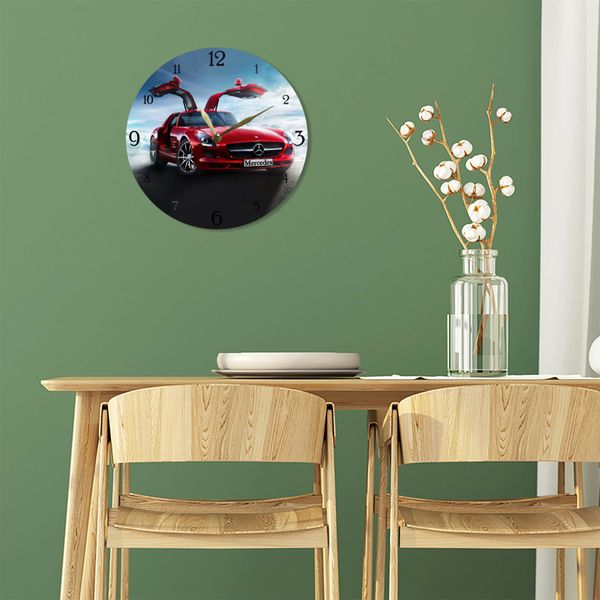 Wall Vinyl Record Clock Mercedes 12" UF-Clock-Mercedes-1 photo