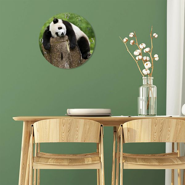 Wall Vinyl Record Clock Panda 12" UF-Clock-Panda-1 photo