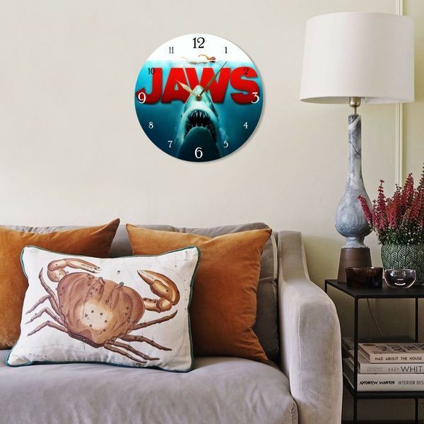 Wall Vinyl Record Clock Jaws 12" UF-Clock-M-Jaws-2 photo