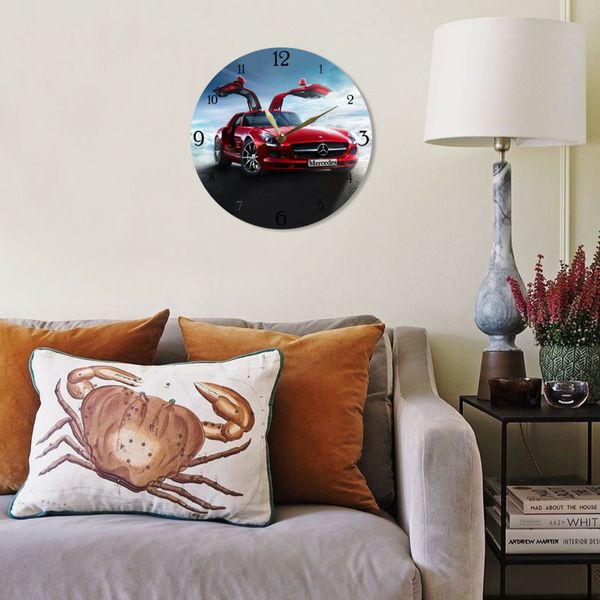 Wall Vinyl Record Clock Mercedes 12" UF-Clock-Mercedes-1 photo