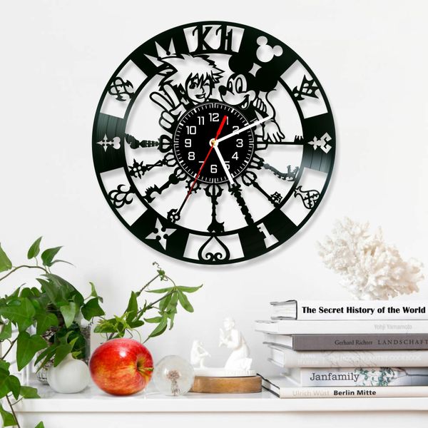 Wall Vinyl Record Clock Kingdom Hearts 12" Vinyl-Clock-Kingdom Hearts-7 photo