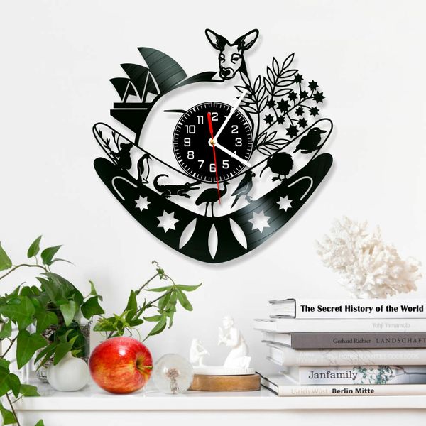 Wall Vinyl Record Clock Australia 12" Vinyl-Clock-Sydney-1 photo