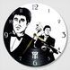 Настінний вініловий годинник Тоні Монтана, діаметр 30см UF-Clock-M-Tony Montana-1 фото 1