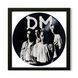Настінний вініловий декор в дерев'яній рамці Depeche Mode, розміром 36см 520-4-2 фото