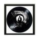 Vinyl Record Decor in a Wooden Frame James Bond 14" 741-4-1 photo 1