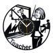 Wall Vinyl Record Clock Teacher 12" 111-1-2 photo