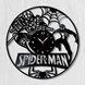 Настінний вініловий годинник Людина-павук, діаметр 30см Vinyl-Clock-M-Spider-Man-2 фото 1