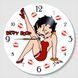 Настінний вініловий годинник Бетті Буп, діаметр 30см UF-Clock-M-Betty Boop-3 фото