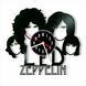 Настінний вініловий годинник Led Zeppelin, діаметр 30см Vinyl-Clock-Led Zeppelin-5 фото