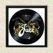 Vinyl Record Decor in a Wooden Frame Jazz 14" 595-4-1 photo 3
