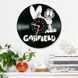 Настінний вініловий годинник Гарфілд, діаметр 30см Vinyl-Clock-Garfield-3 фото 2