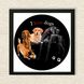 Vinyl Record Decor in a Wooden Frame Dogs 14" UF-Frame-Dogs-2 photo 3