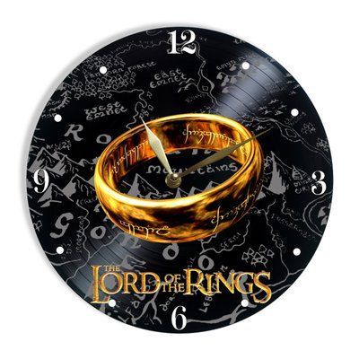 Настінний вініловий годинник Володар перснів, діаметр 30см UF-Clock-M-The Lord of the Rings-3 фото