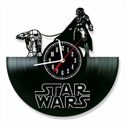 Wall Vinyl Record Clock Star Wars 12" 143-1-17 photo
