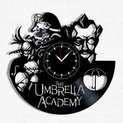 Wall Vinyl Record Clock Umbrella Academy 12" Vinyl-Clock-Umbrella Academy-1 photo
