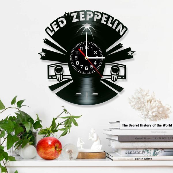 Wall Vinyl Record Clock Led Zeppelin 12" Vinyl-Clock-Led Zeppelin-9 photo